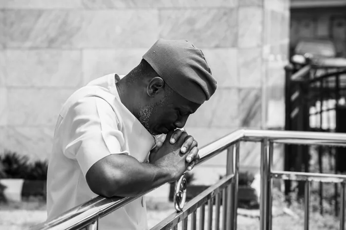 Ayobami in quiet reflection